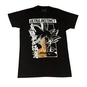 Dragon Ball Super Ultra Instinct Mens T-Shirt Black Size M Cotton